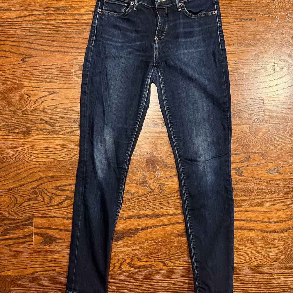 Lucky Brand Blue Ankle Cropped Jeans